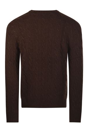 Brown wool and cashmere sweater RALPH LAUREN | 710876762029BROWN